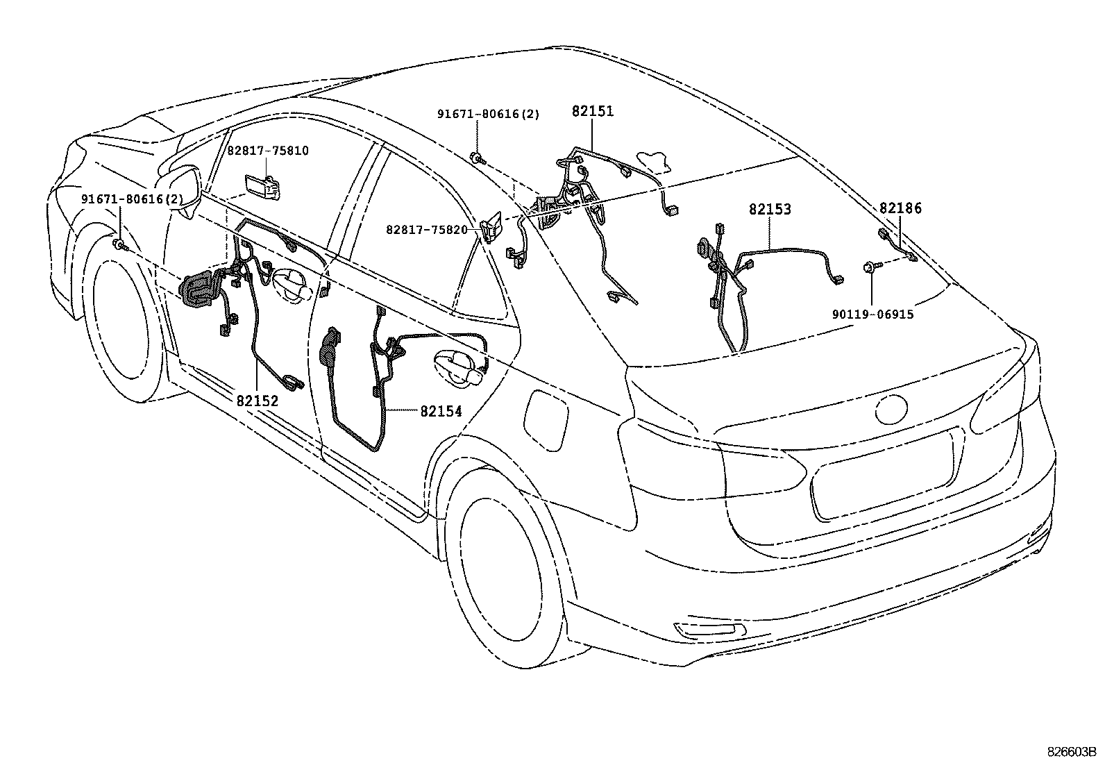  HS250H |  WIRING CLAMP