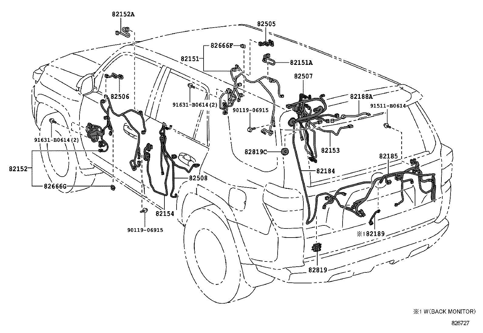  4RUNNER |  WIRING CLAMP