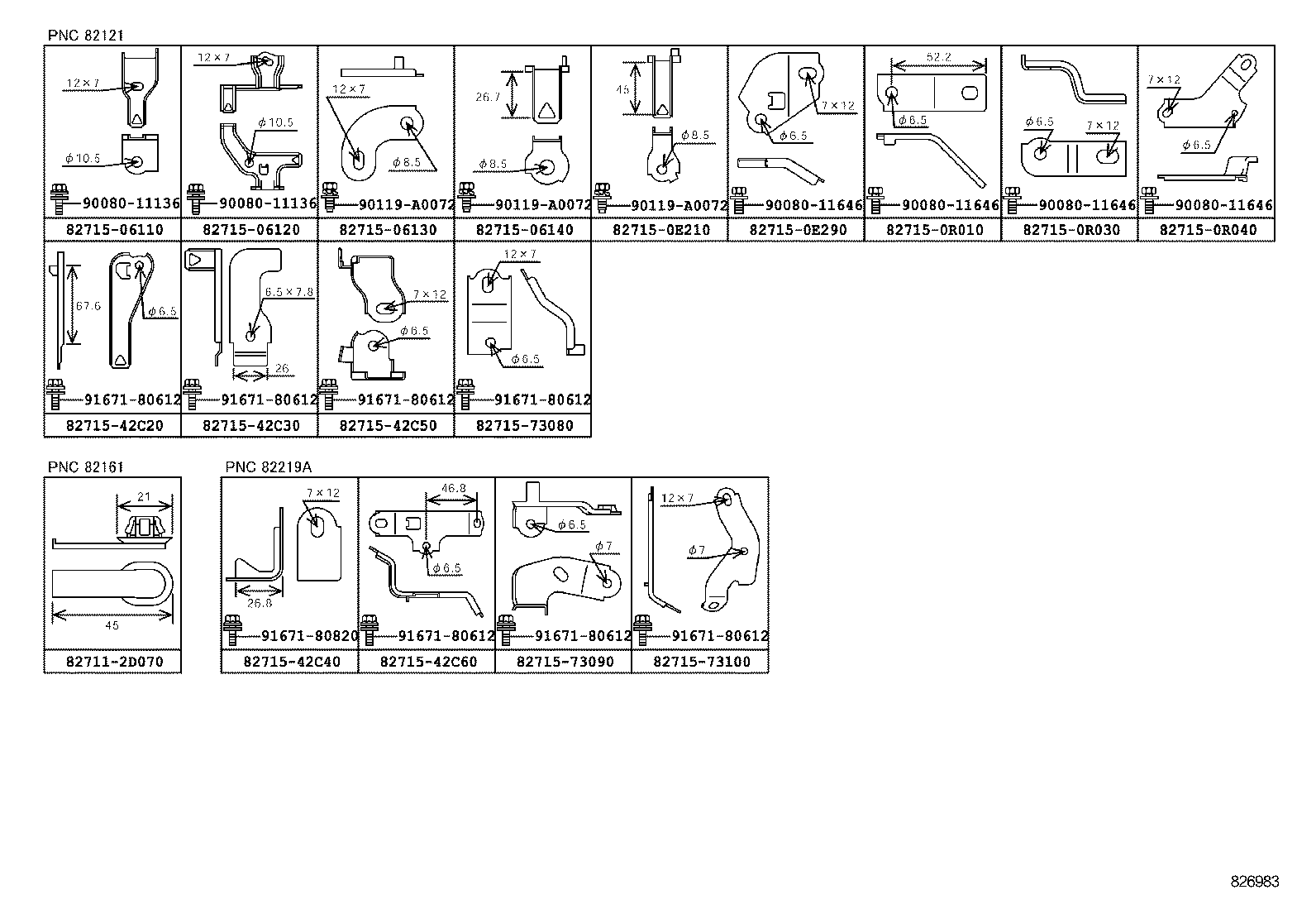  SIENNA |  WIRING CLAMP