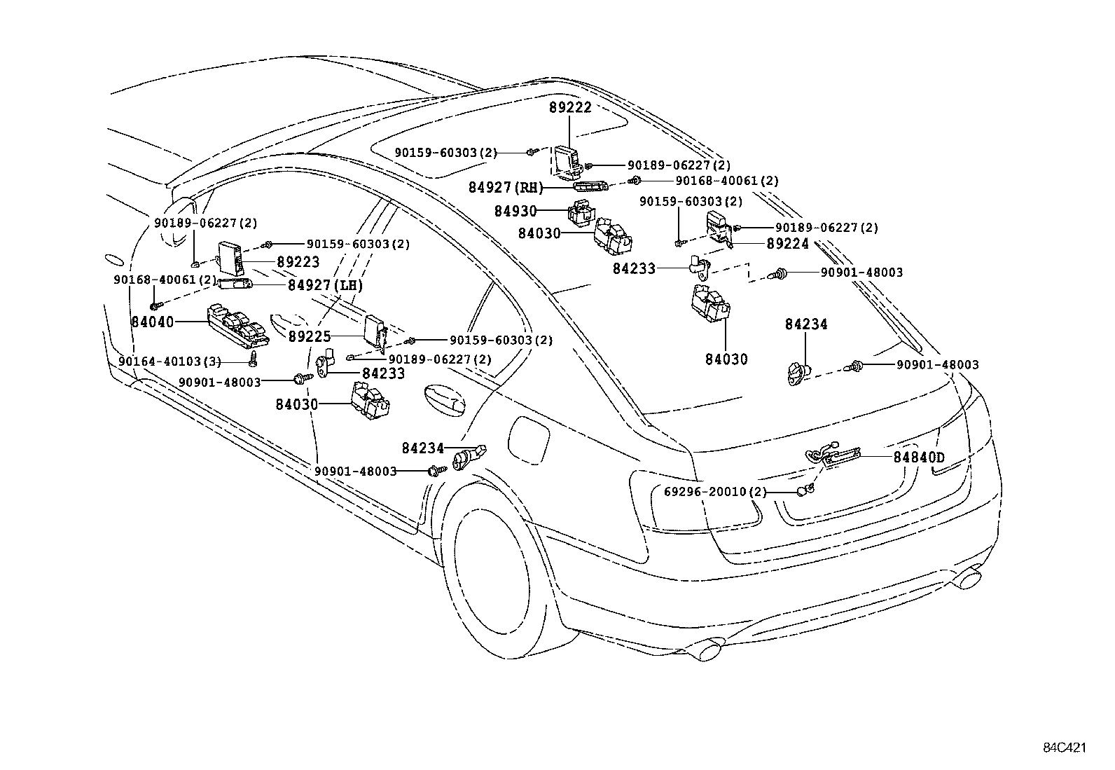  GS450H |  SWITCH RELAY COMPUTER