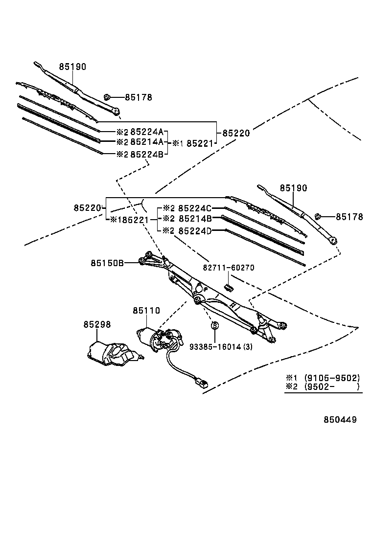  SC300 400 |  WINDSHIELD WIPER