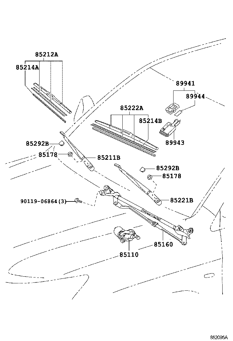  LX570 |  WINDSHIELD WIPER