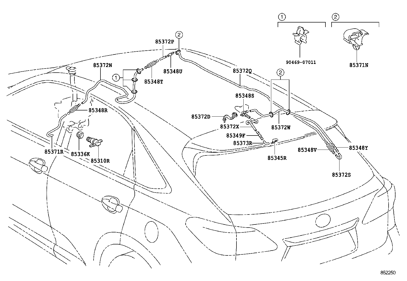  RX350 450H |  REAR WASHER