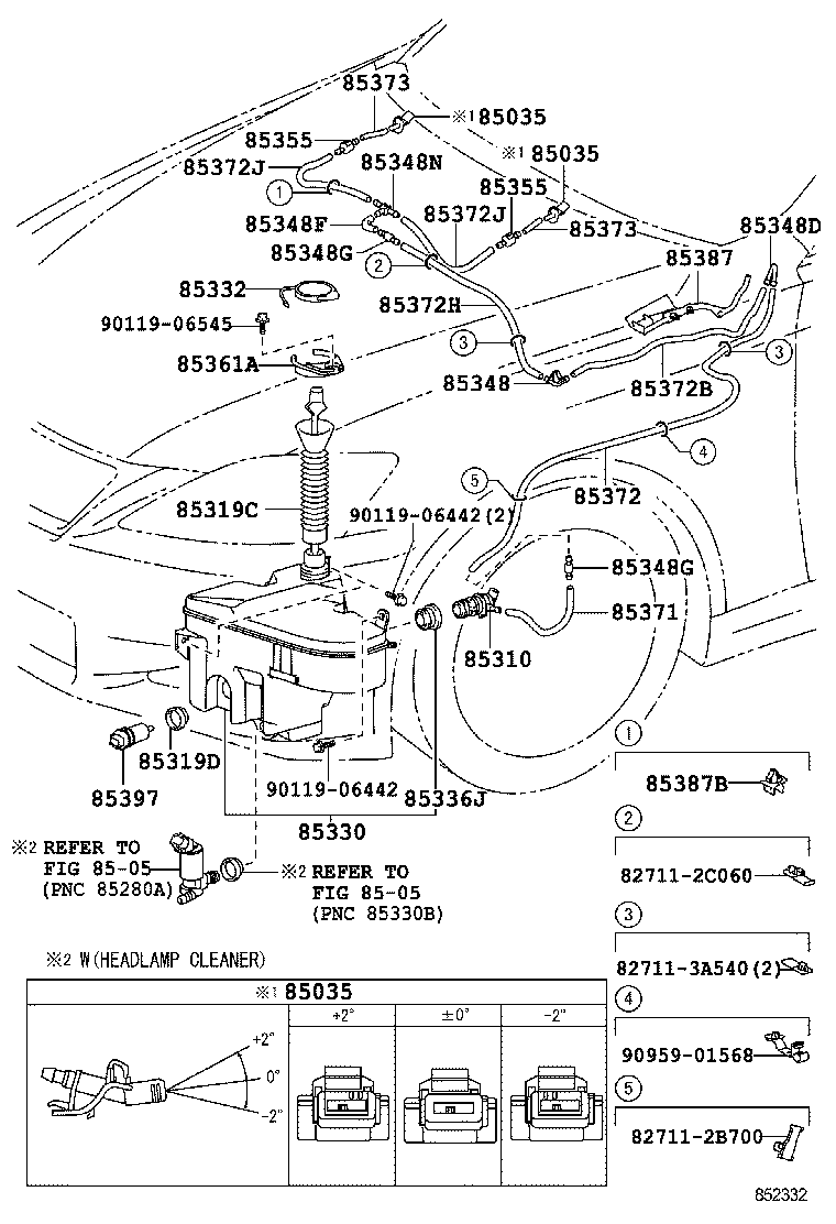  IS250C 350C |  WINDSHIELD WASHER