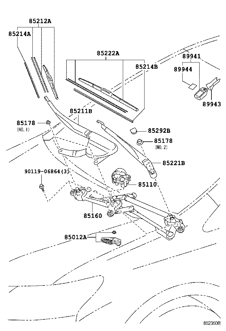  HS250H |  WINDSHIELD WIPER