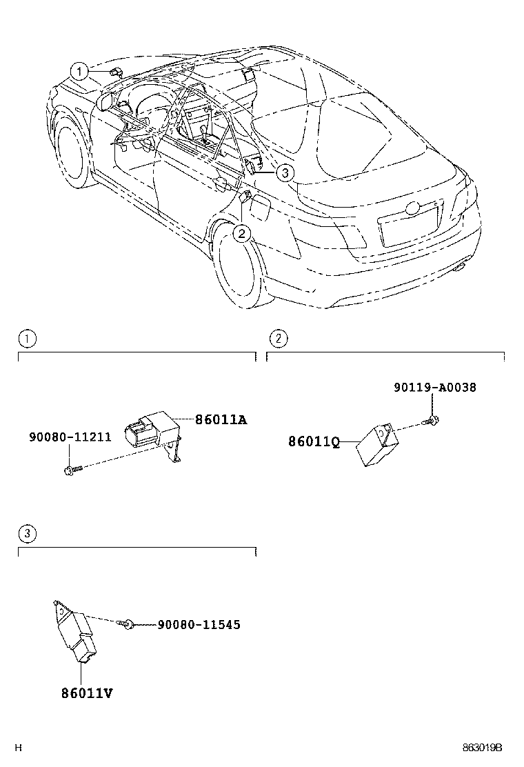  CAMRY HV NAP |  RADIO RECEIVER AMPLIFIER CONDENSER