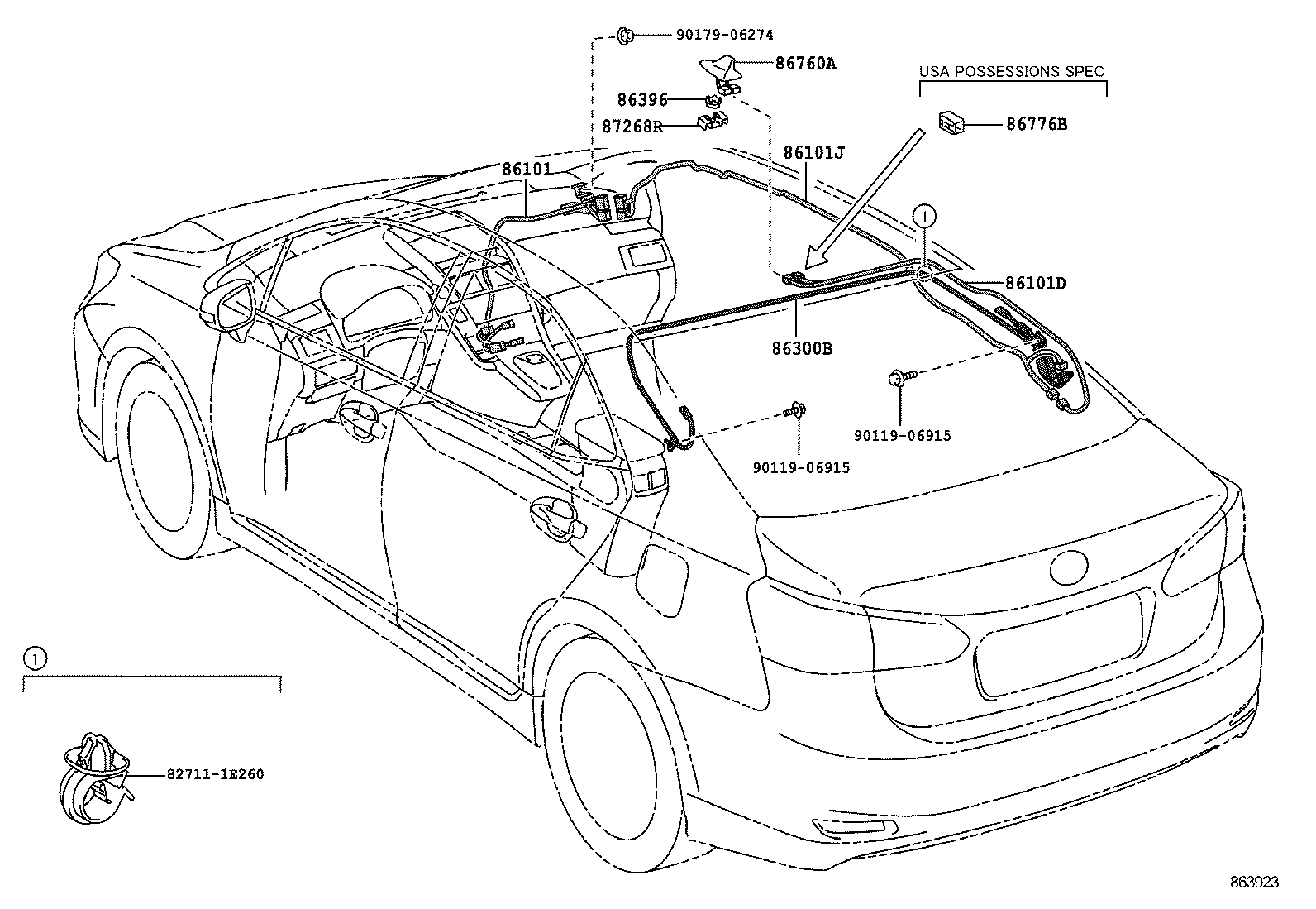  HS250H |  ANTENNA