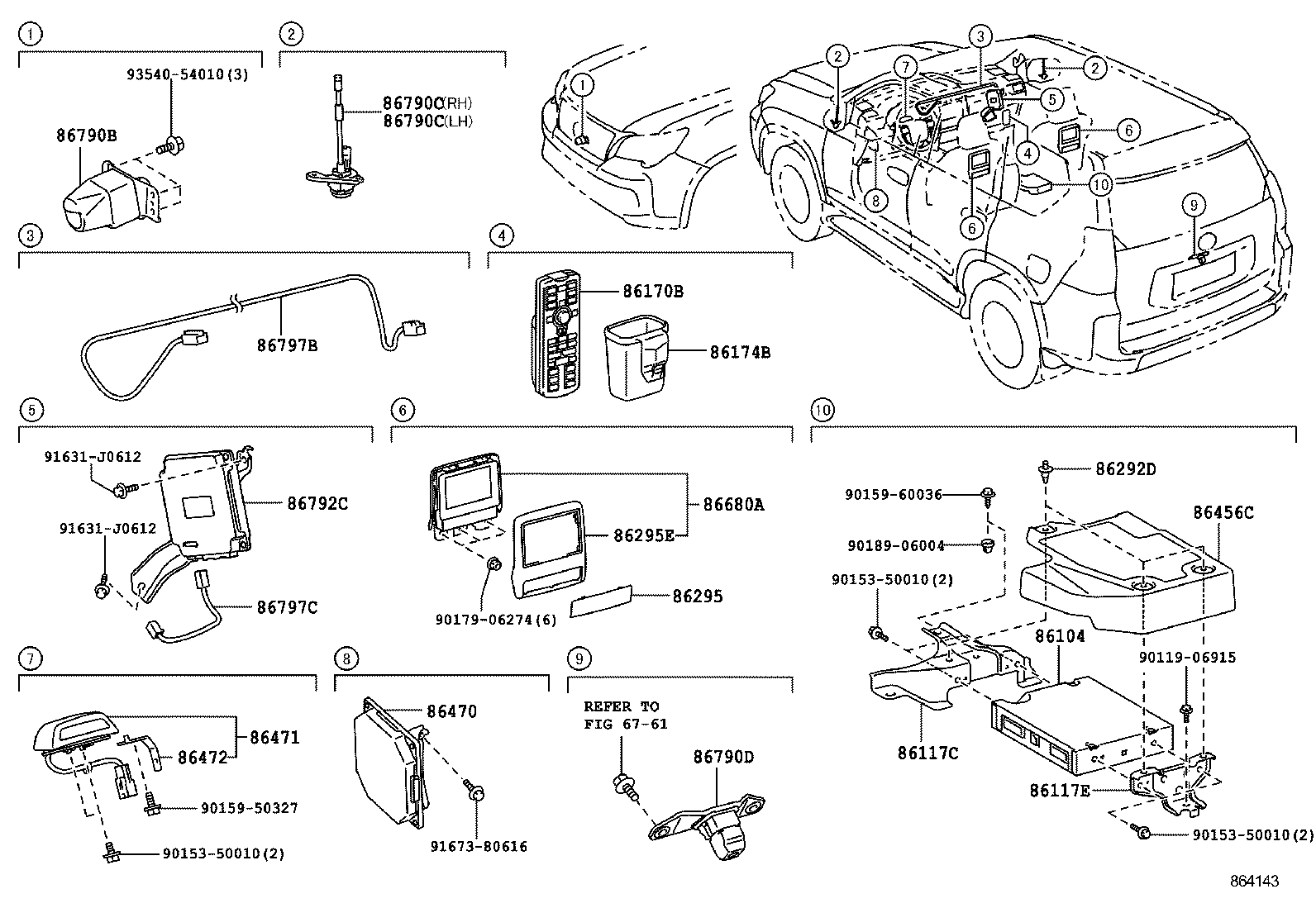  GX460 |  REAR MONITOR DISPLAY CAMERA