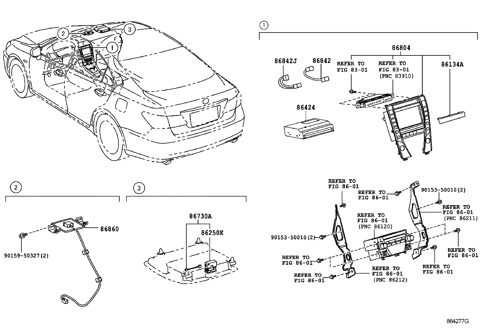  ES350 |  NAVIGATION FRONT MONITOR DISPLAY