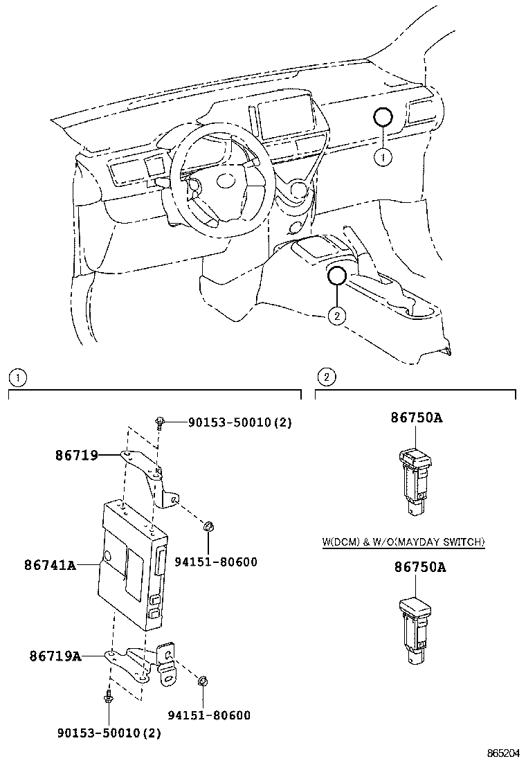  SCION IQ EV |  TELEPHONE MAYDAY