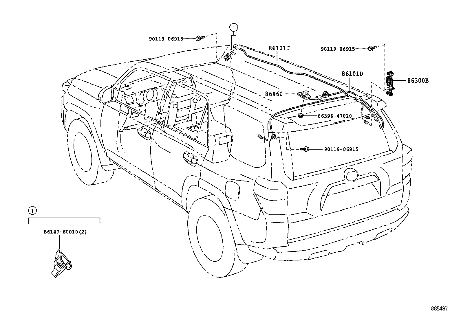  4RUNNER |  ANTENNA