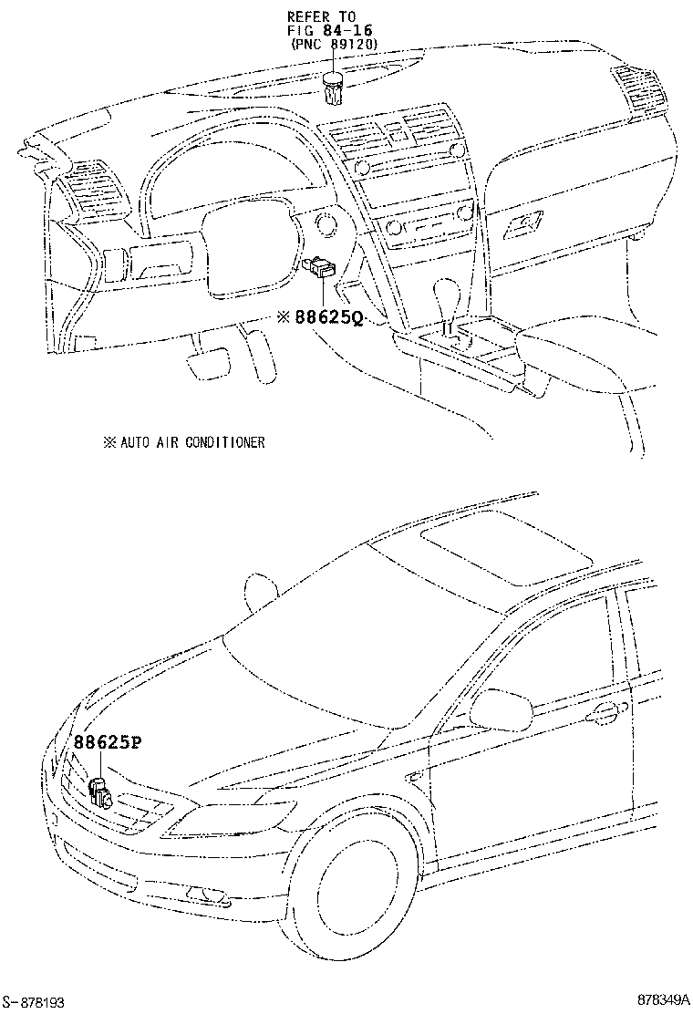  CAMRY NAP |  HEATING AIR CONDITIONING CONTROL AIR DUCT