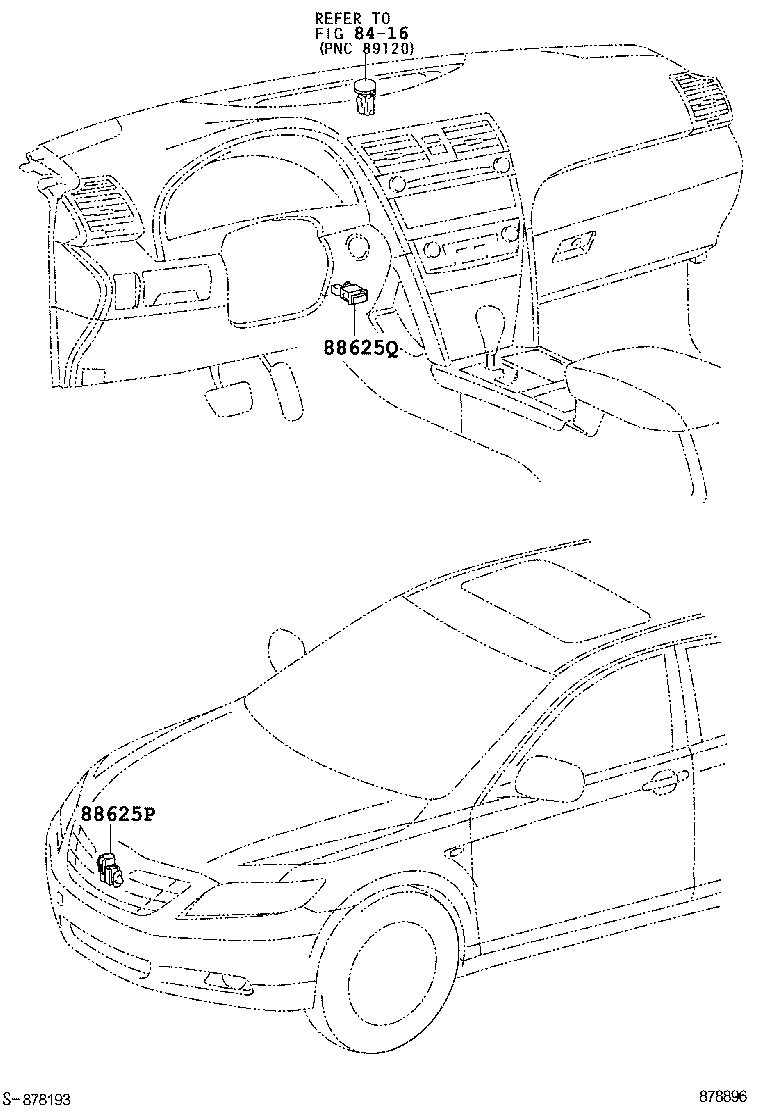  CAMRY HV NAP |  HEATING AIR CONDITIONING CONTROL AIR DUCT