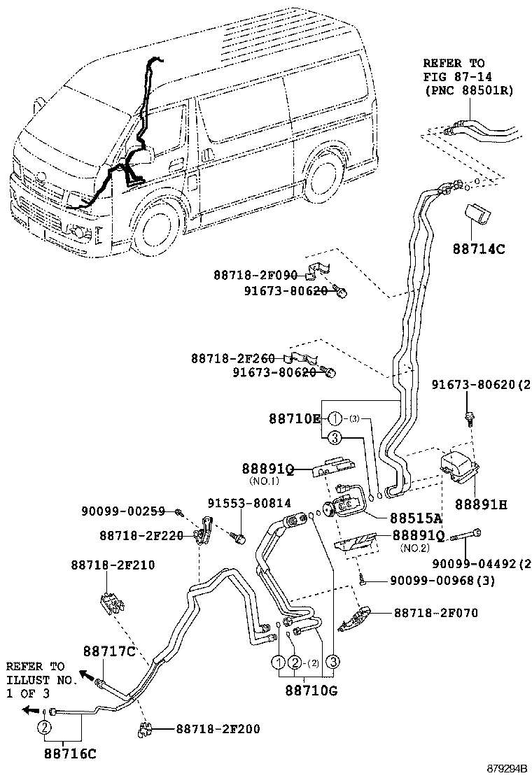  HIACE |  HEATING AIR CONDITIONING COOLER PIPING