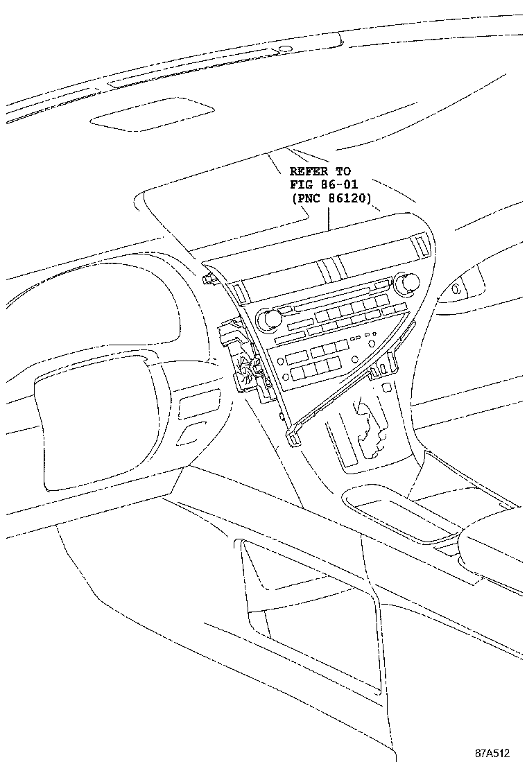  RX350 450H |  HEATING AIR CONDITIONING CONTROL AIR DUCT