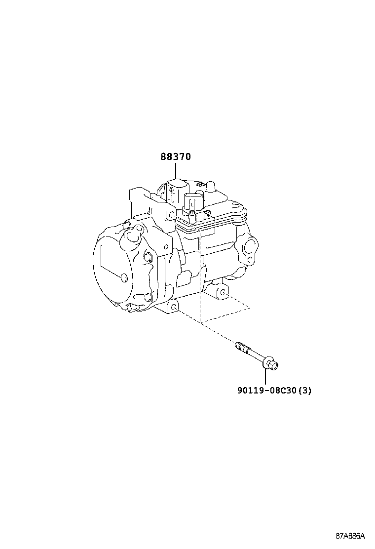  RX350 450H |  HEATING AIR CONDITIONING COMPRESSOR