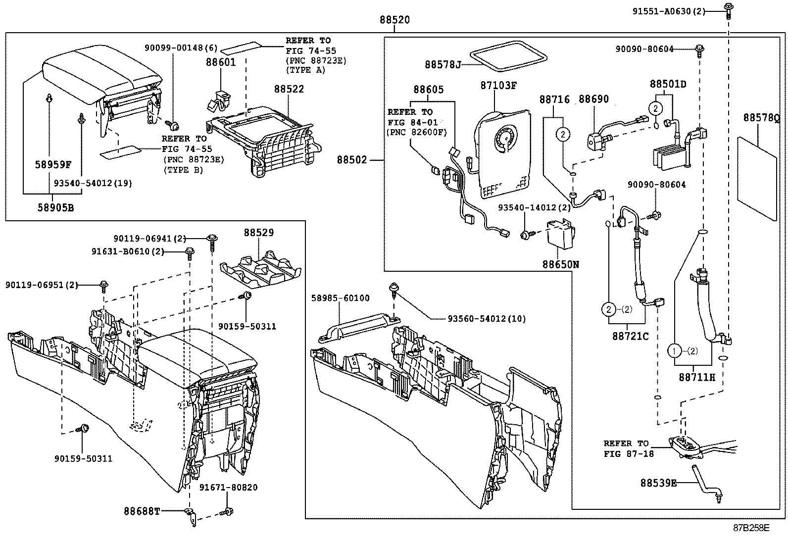  GX460 |  HEATING AIR CONDITIONING COOLER UNIT