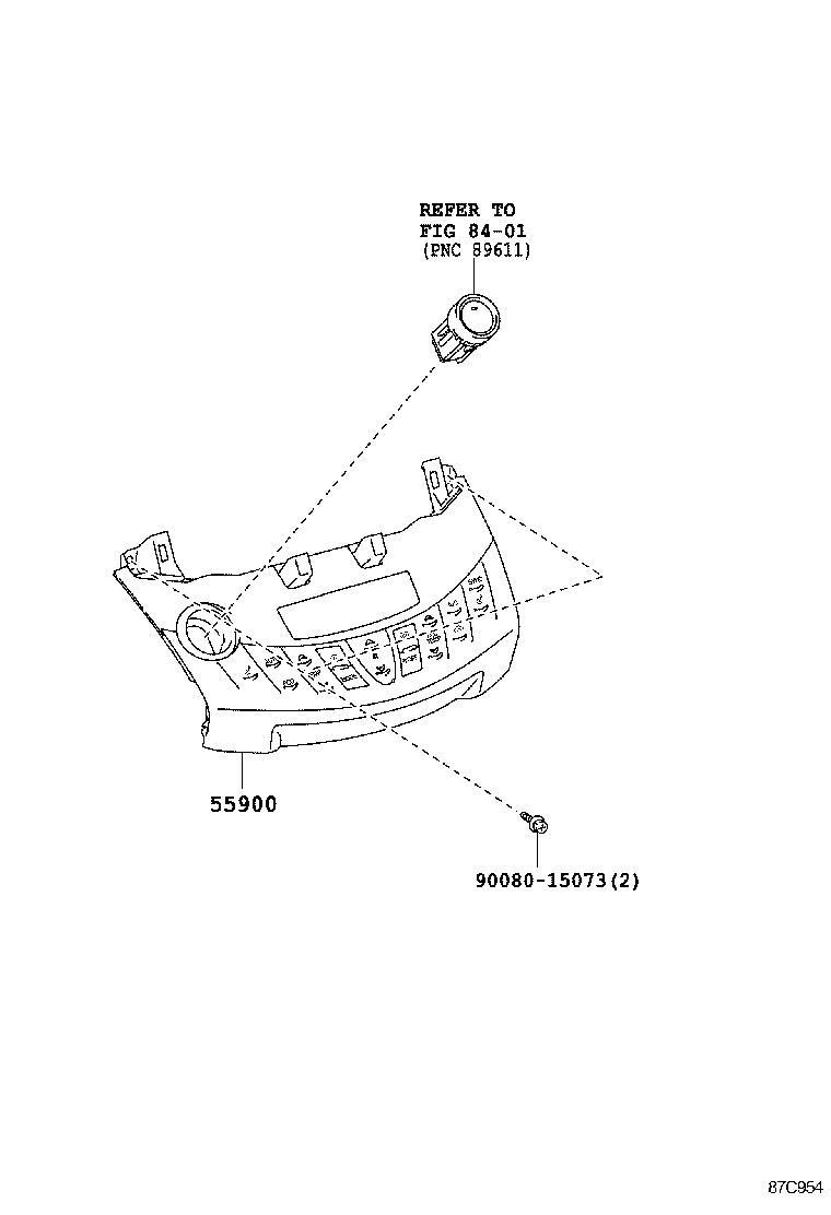  RAV4 EV |  HEATING AIR CONDITIONING CONTROL AIR DUCT