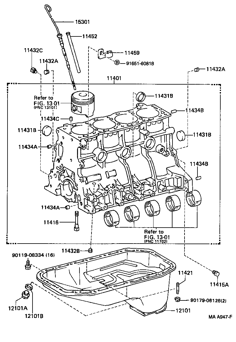  HILUX 2WD |  CYLINDER BLOCK