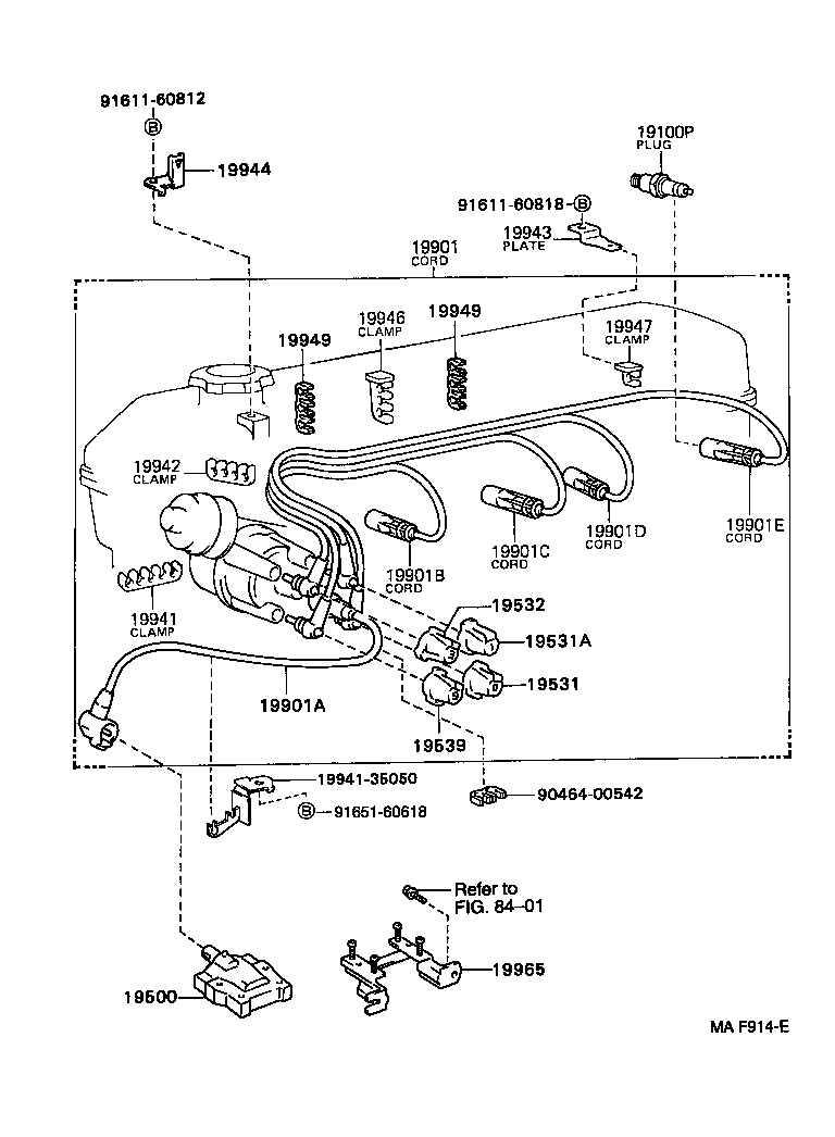  HILUX 2WD |  IGNITION COIL SPARK PLUG