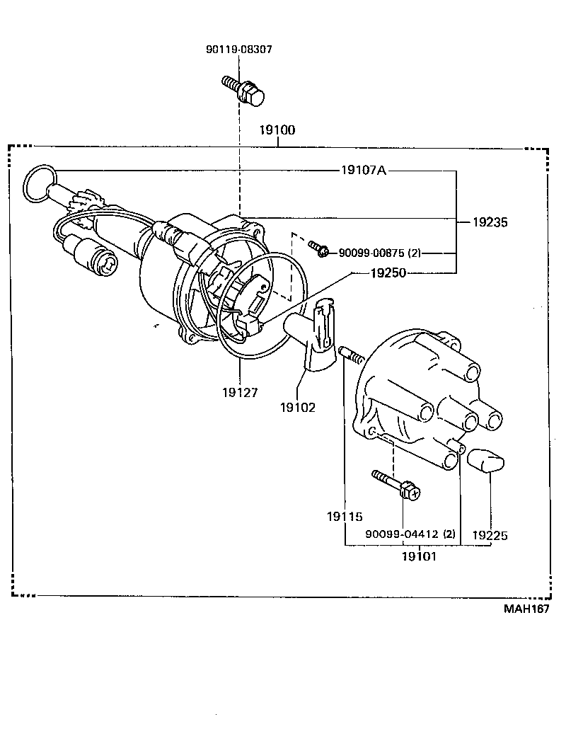  HILUX 2WD |  DISTRIBUTOR