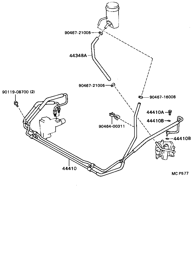  LAND CRUISER 70 |  POWER STEERING TUBE