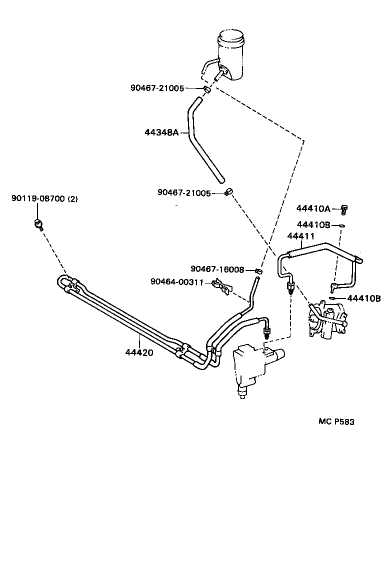  LAND CRUISER 70 |  POWER STEERING TUBE