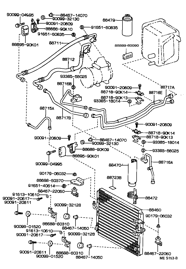  LAND CRUISER 70 |  HEATING AIR CONDITIONING COOLER PIPING