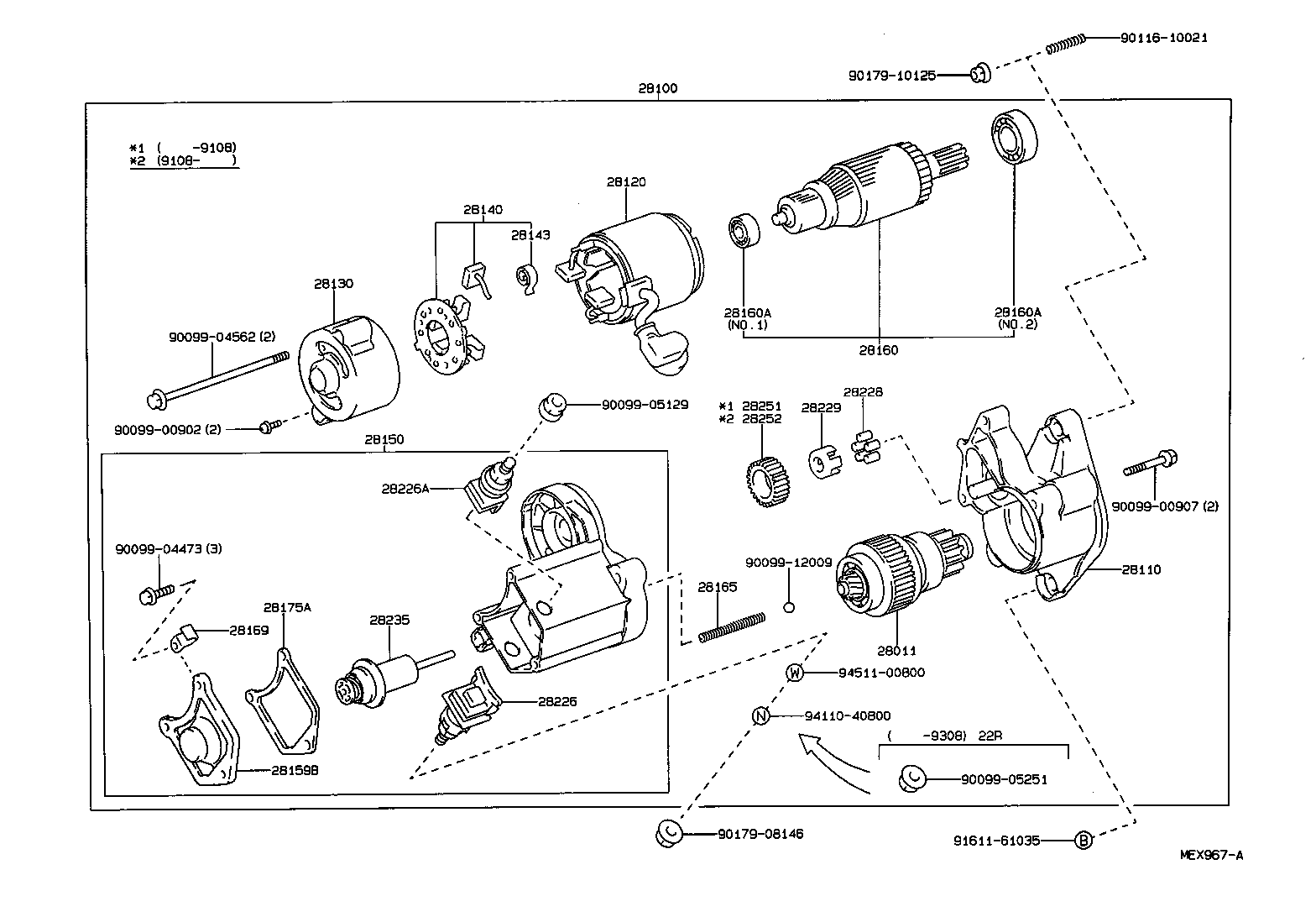  HILUX 2WD |  STARTER