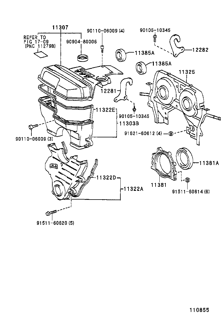  SUPRA |  TIMING GEAR COVER REAR END PLATE