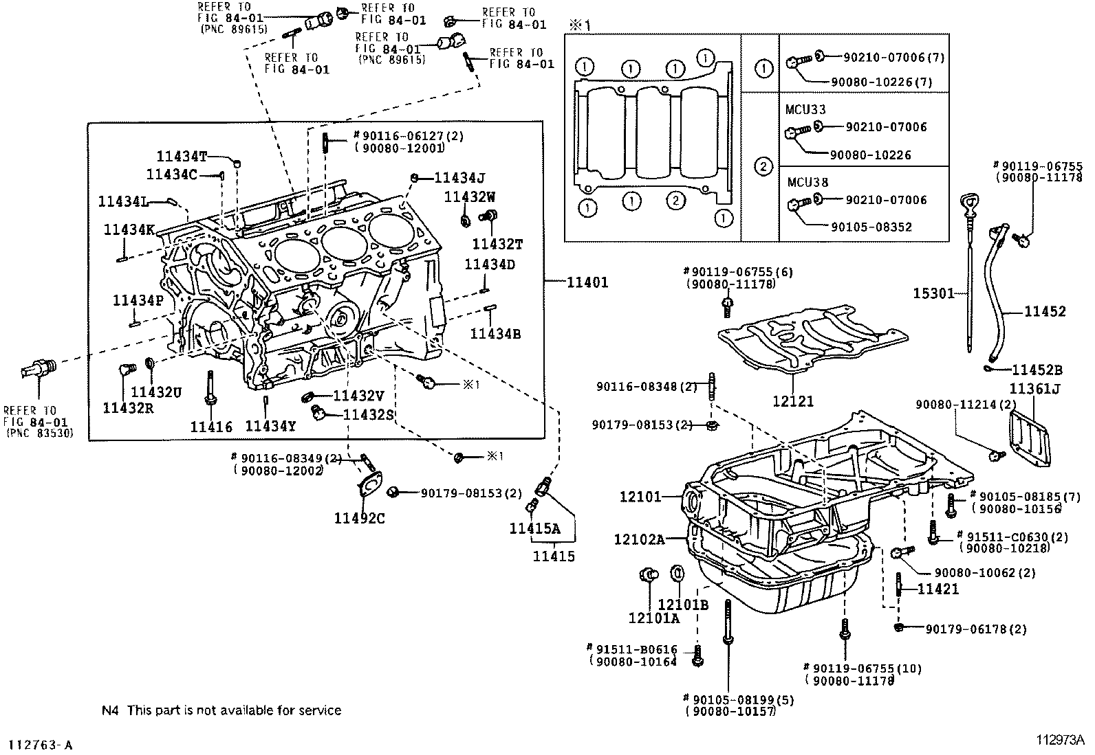  RX330 350 NAP |  CYLINDER BLOCK