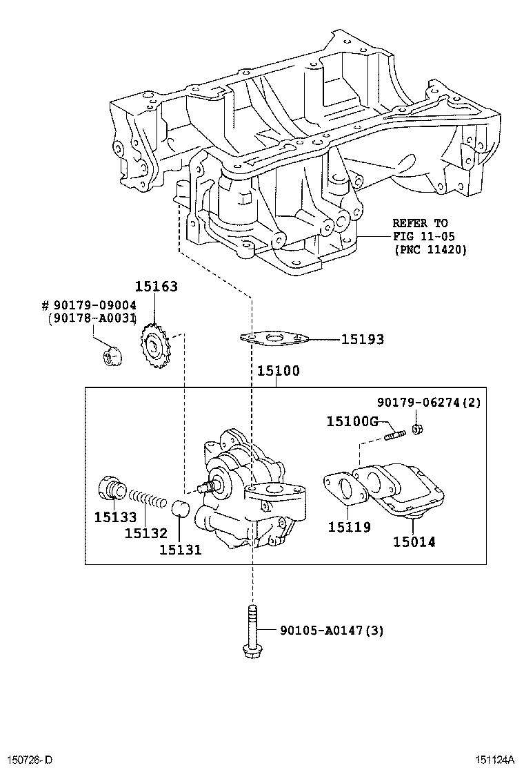  SOLARA |  ENGINE OIL PUMP