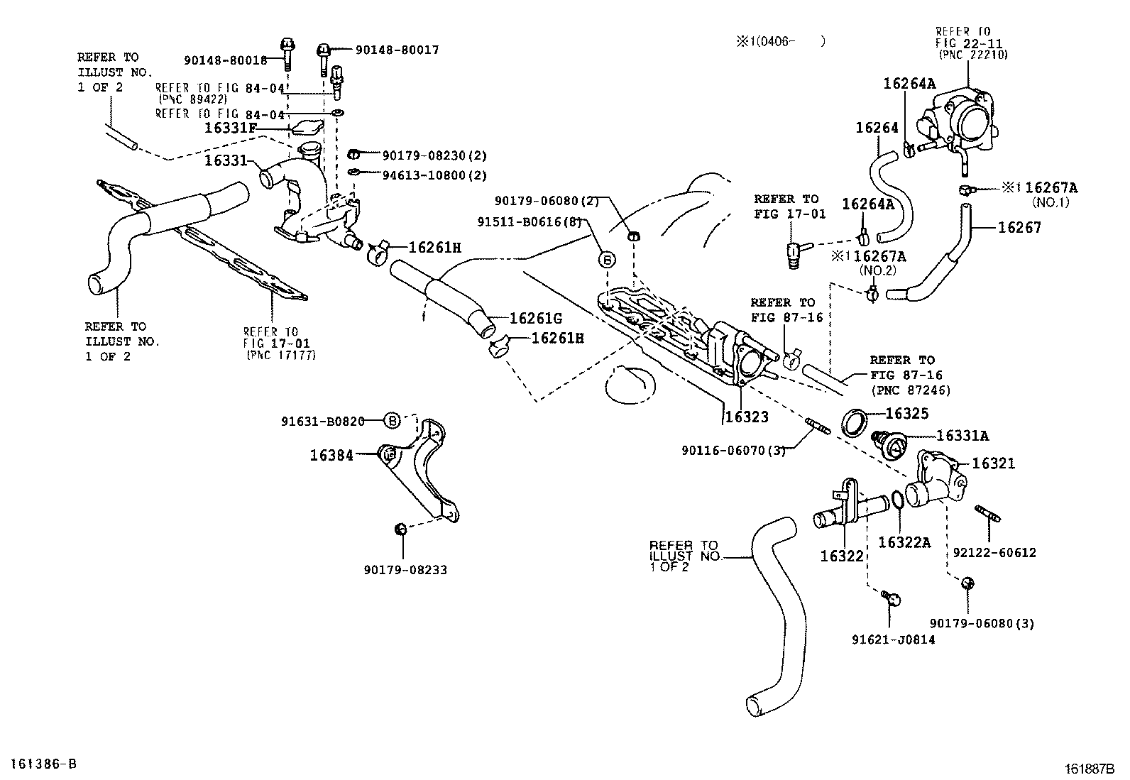  ES300 330 |  RADIATOR WATER OUTLET