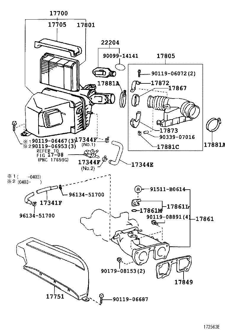  GS300 400 430 |  AIR CLEANER