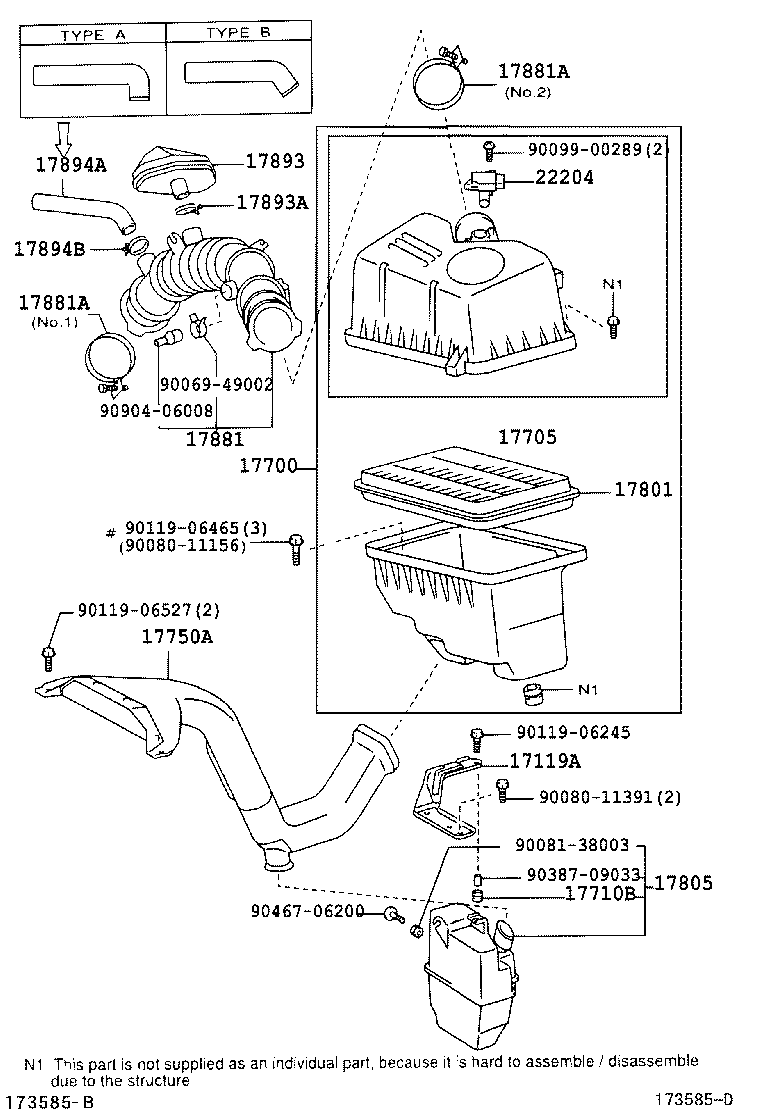  CAMRY NAP |  AIR CLEANER