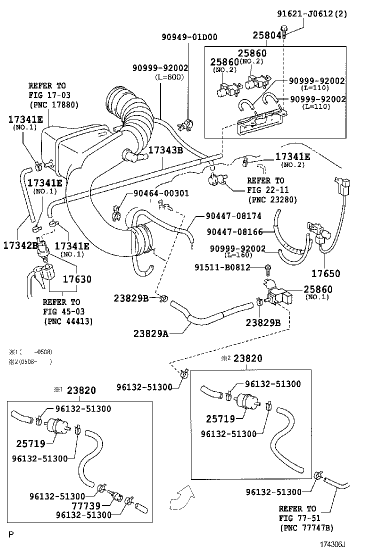  GX470 |  VACUUM PIPING