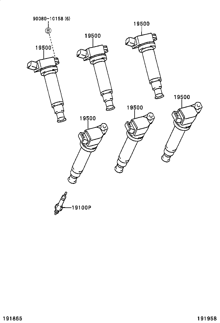  RX330 350 NAP |  IGNITION COIL SPARK PLUG