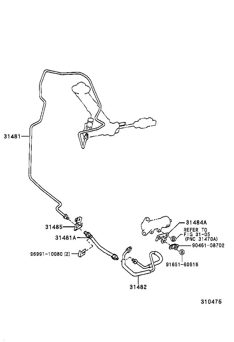  SC300 400 |  CLUTCH PEDAL FLEXIBLE HOSE