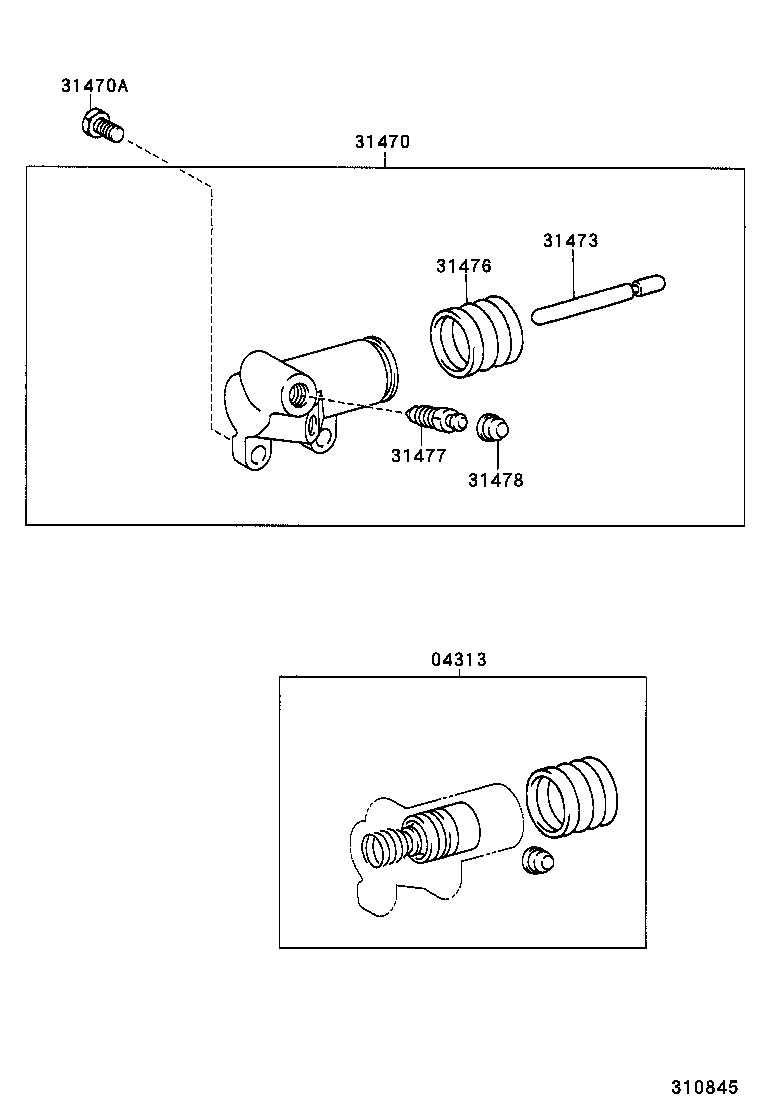  IS300 |  CLUTCH RELEASE CYLINDER