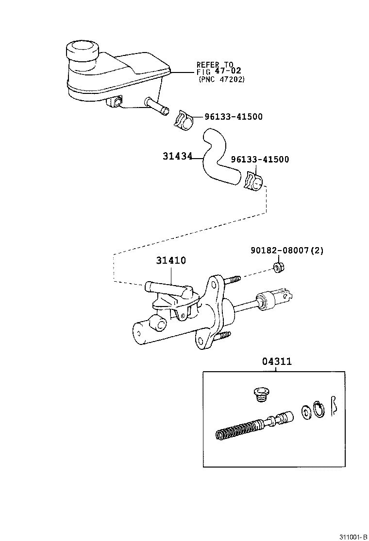  ECHO |  CLUTCH MASTER CYLINDER