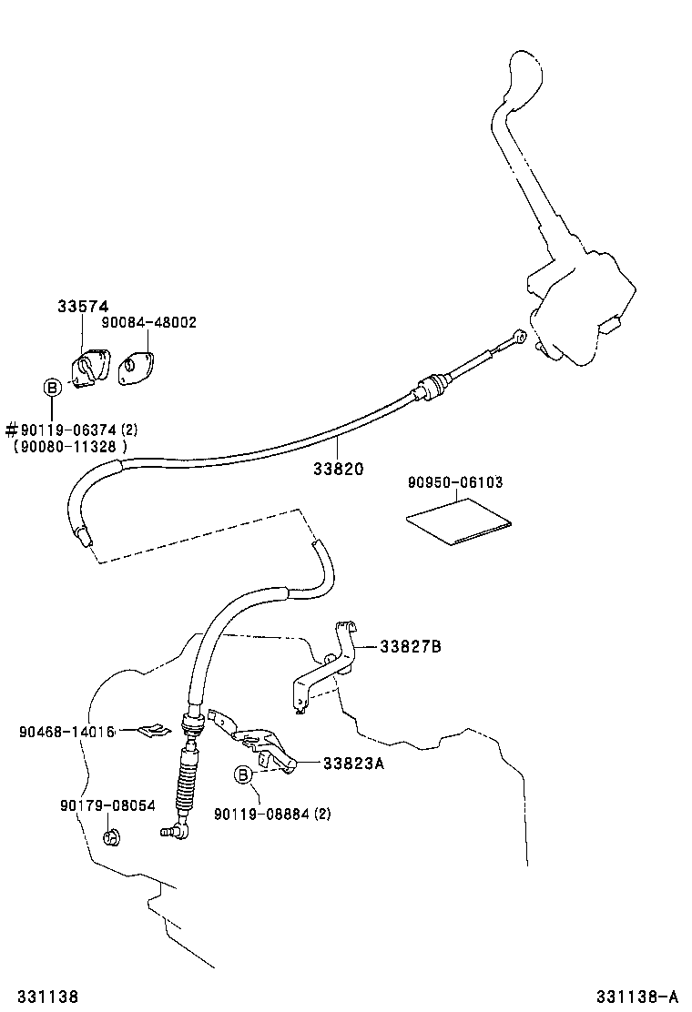  AVALON |  CONTROL SHAFT CROSSSHAFT