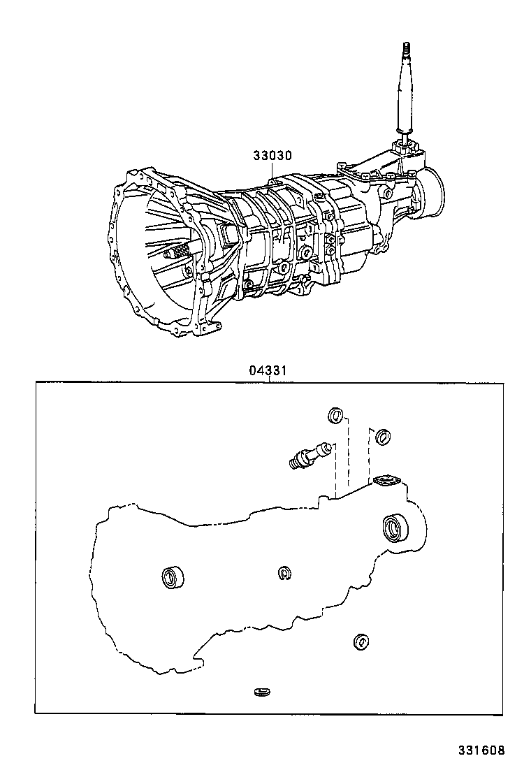  IS300 |  TRANSAXLE OR TRANSMISSION ASSY GASKET KIT MTM