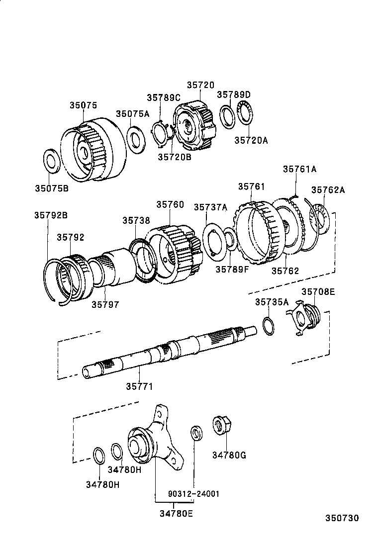  LS400 |  PLANETARY GEAR REVERSE PISTON COUNTER GEAR ATM