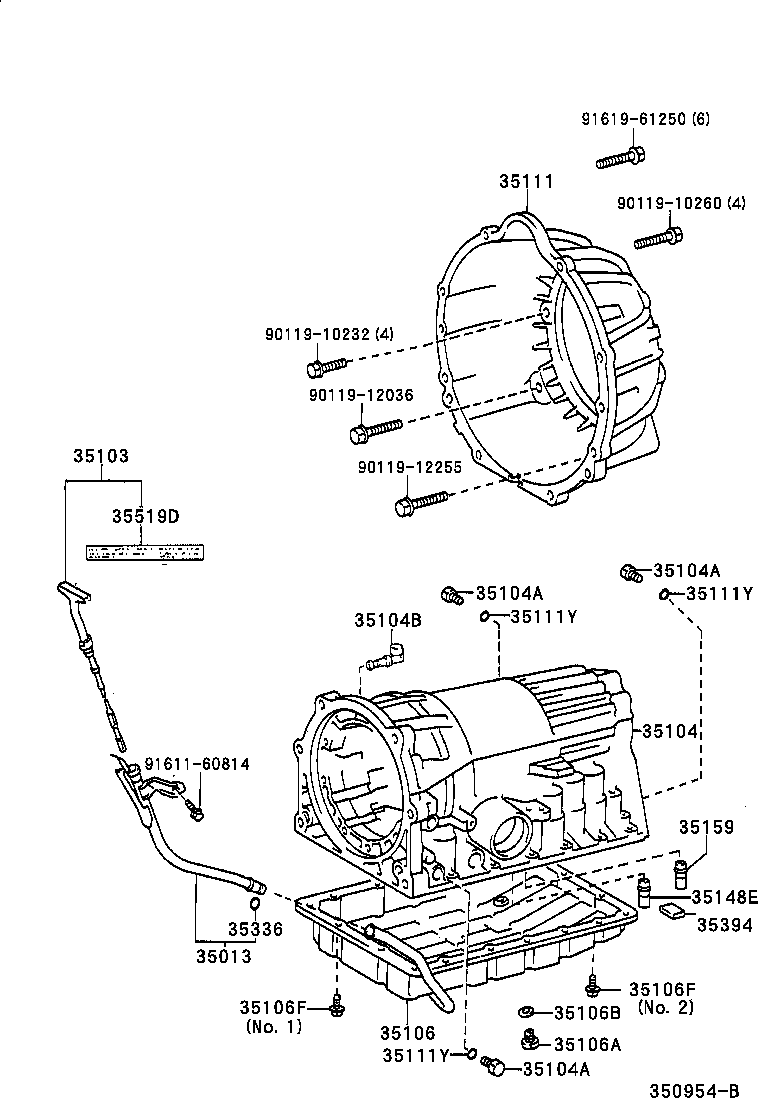  SC300 400 |  TRANSMISSION CASE OIL PAN ATM