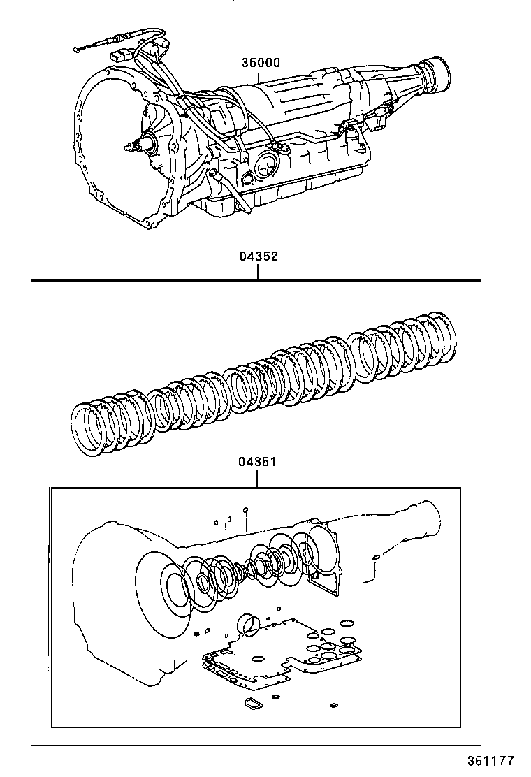  SC300 400 |  TRANSAXLE OR TRANSMISSION ASSY GASKET KIT ATM