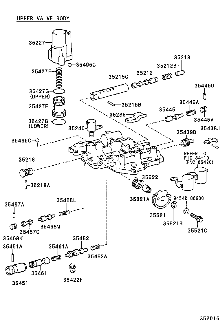  AVALON |  VALVE BODY OIL STRAINER ATM