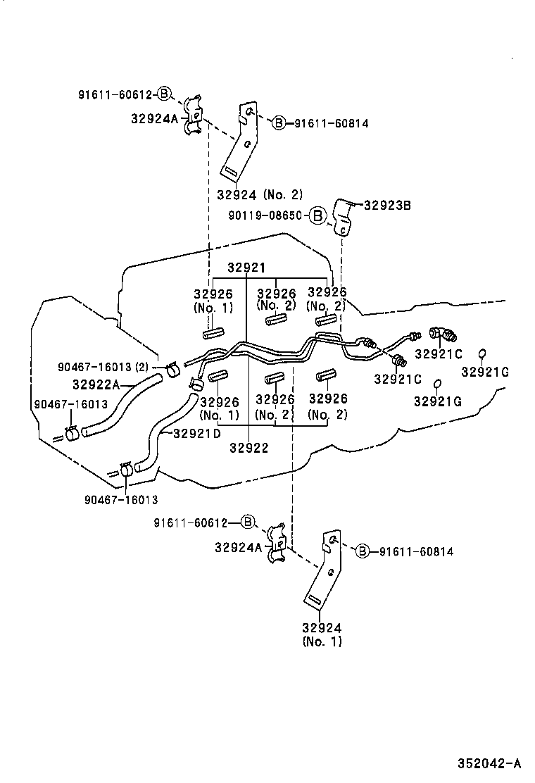  GS300 400 430 |  OIL COOLER TUBE ATM