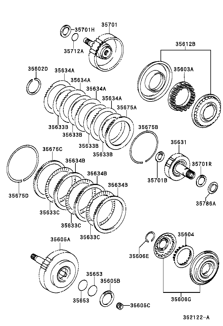  CELICA |  BRAKE BAND MULTIPLE DISC CLUTCH ATM