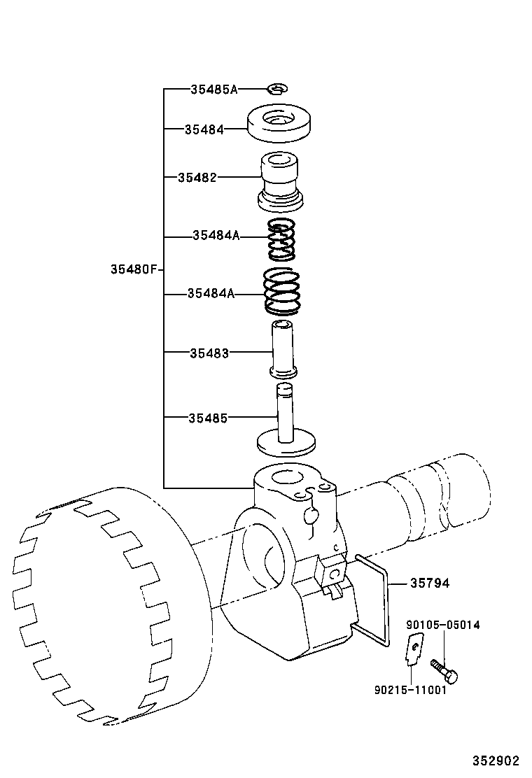  TACOMA |  REAR OIL PUMP GOVERNOR ATM