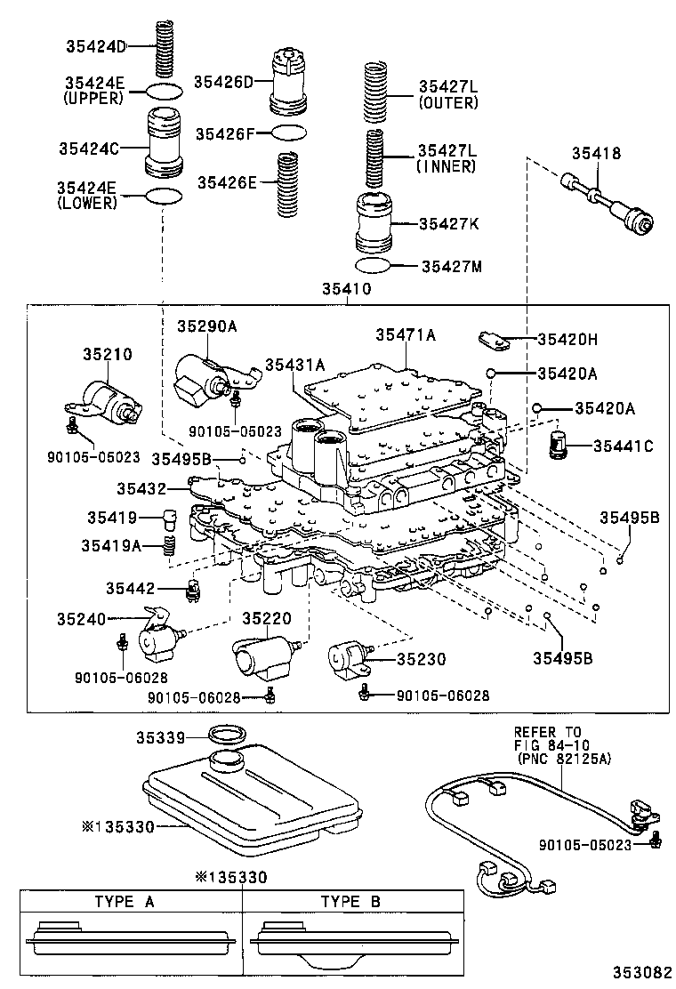  RX300 |  VALVE BODY OIL STRAINER ATM